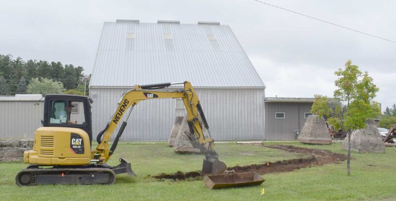 Work starts on new path at IM museum grounds